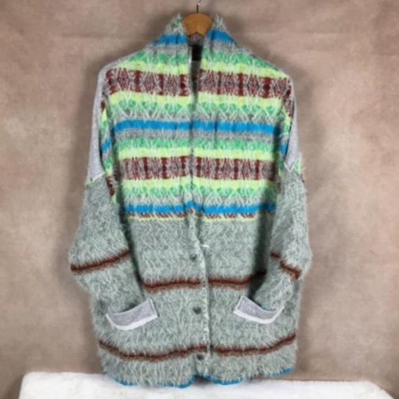 Free People Oversized Cozy Fair Weather Cardigan - Picture 13 of 16